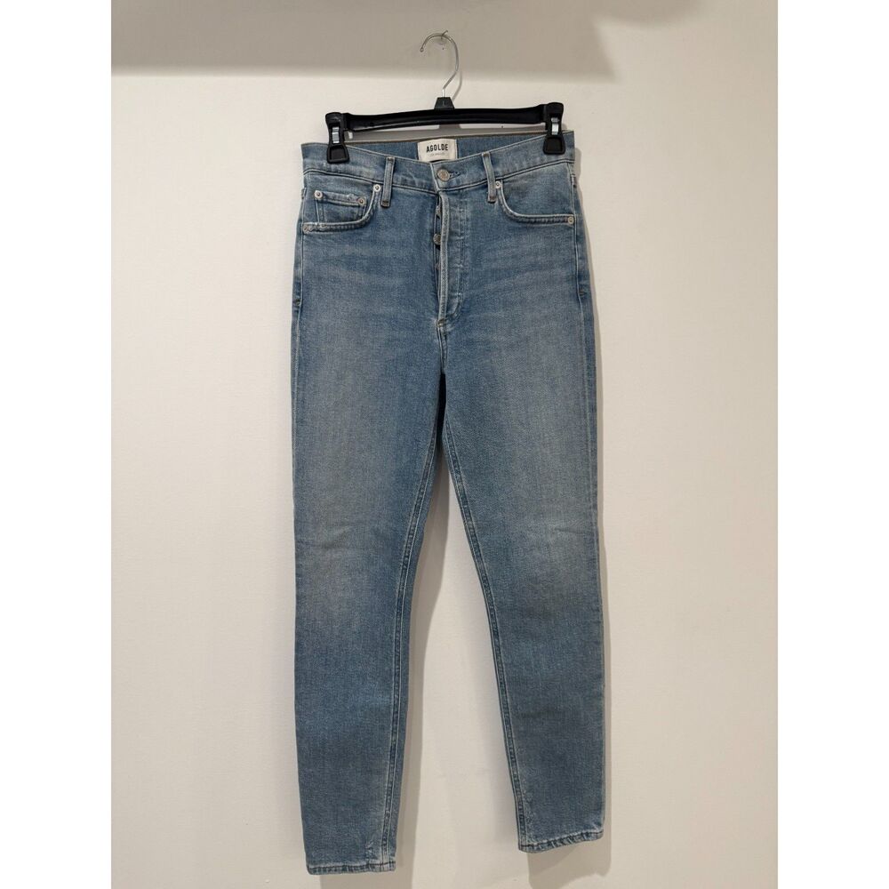 4. AGOLDE Nico High Rise Slim Jeans |